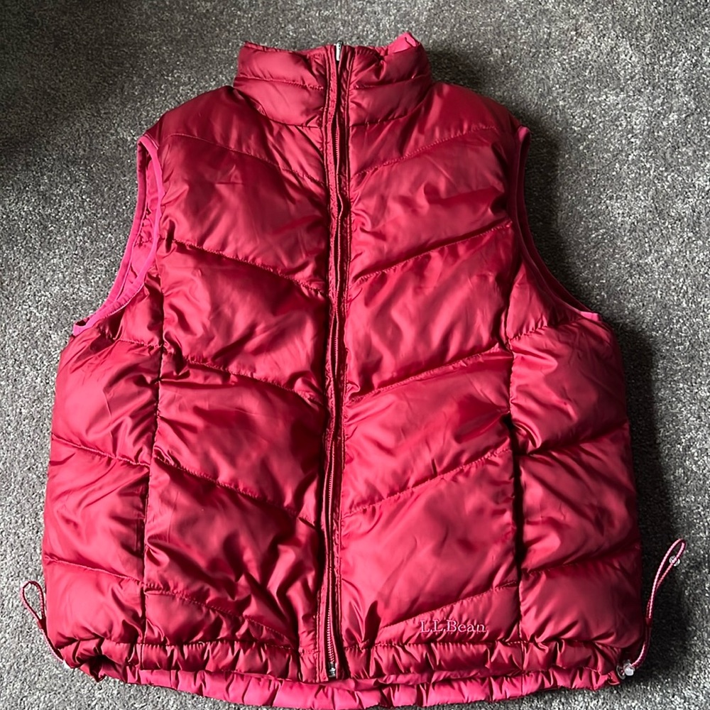 Vintage LL Bean heavy duty down puffer vest small